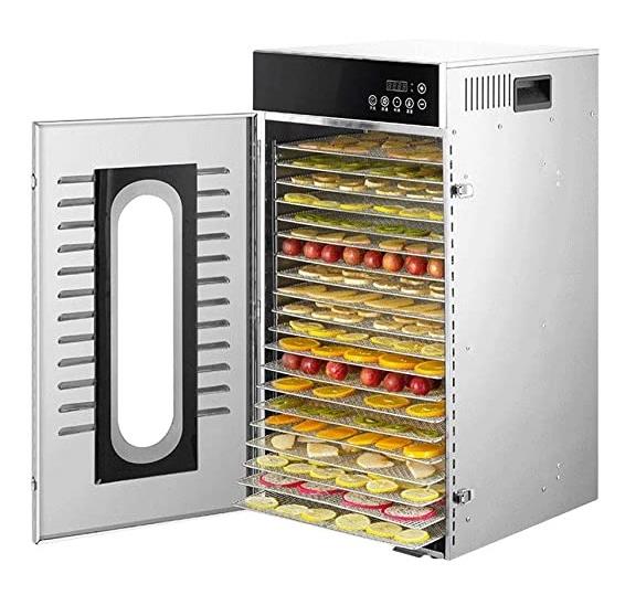 Dalle LT-102 Dijital, Paslanmaz Gıda ve Meyve Kurutma Makinesi 20 Katmanlı