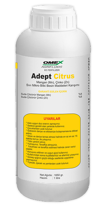 Omex Adept Citrus Mangan-Çinko Mikro Besin Karışımı 1 Lt