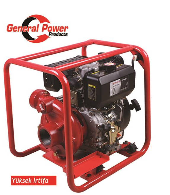 General Power GP30 DSCE-12 Dizel Yüksek Basınçlı Su Motoru 75 mt