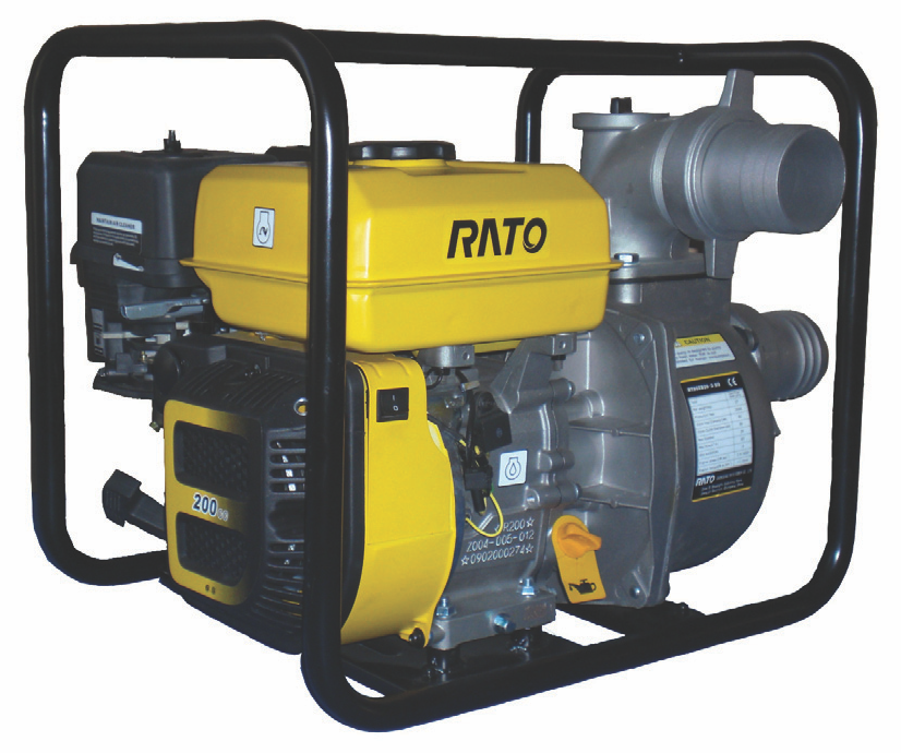 Rato RT80 YB70 Benzinli Yüksek Basınçlı Su Motoru 3x3