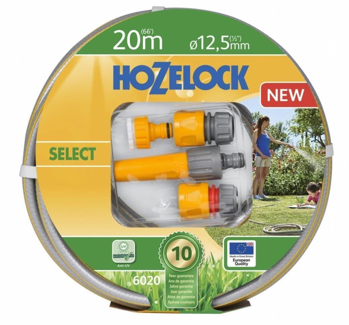 Hozelock 6020P9000 Hortum Select 1/2 20 m Başlangıç Setli Hortum